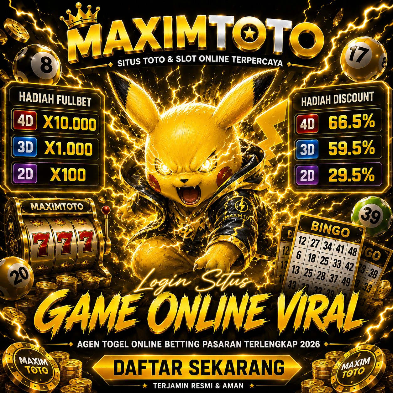 Gudang Permainan Game Online Kreatif Khusus MAXIMTOTO
